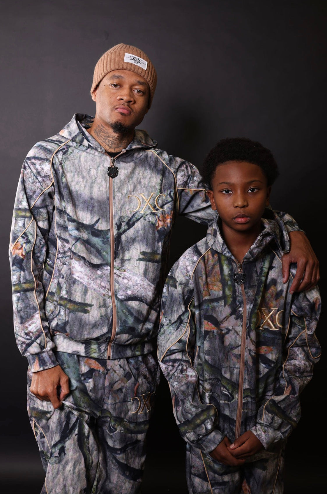 CXC Woodland Camo Tracksuit Set