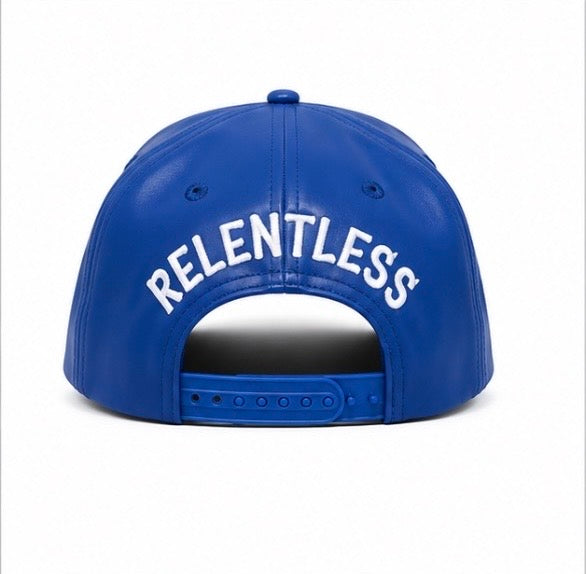 Nipsey Blue Leather Snapback