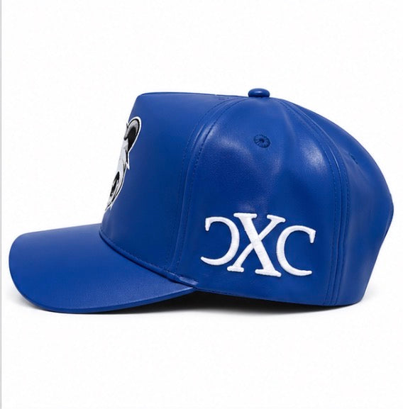 Nipsey Blue Leather Snapback