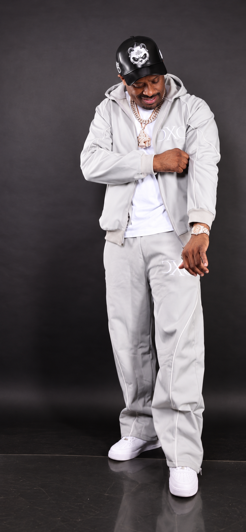 CXC Cool Grey Tracksuit Set