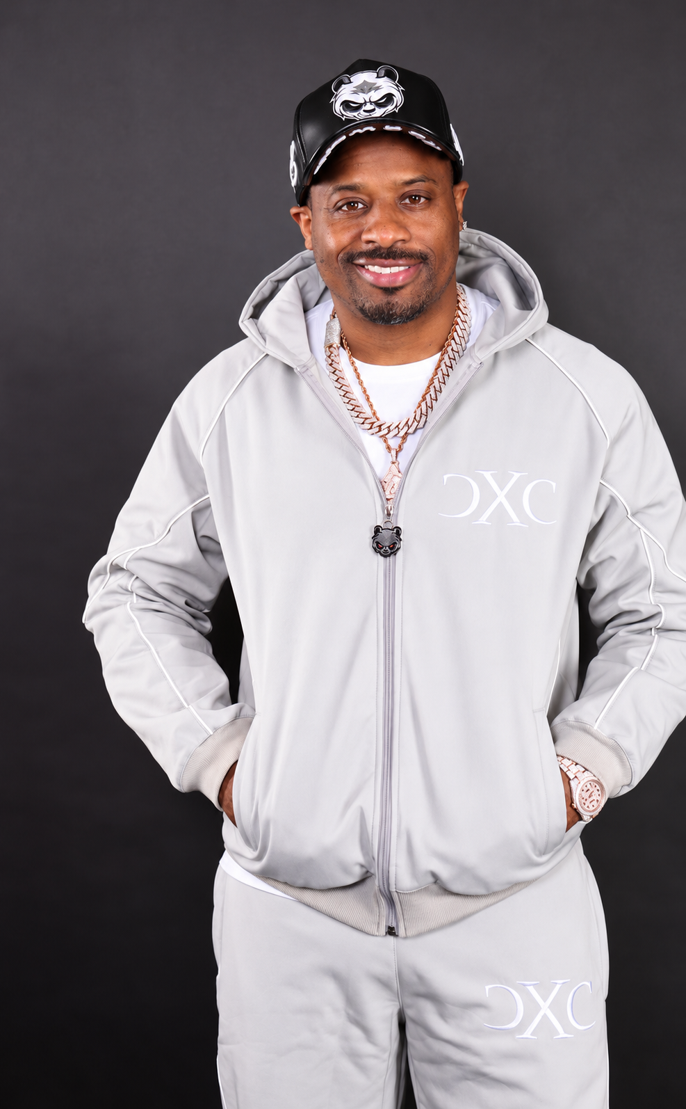 CXC Cool Grey Tracksuit Set