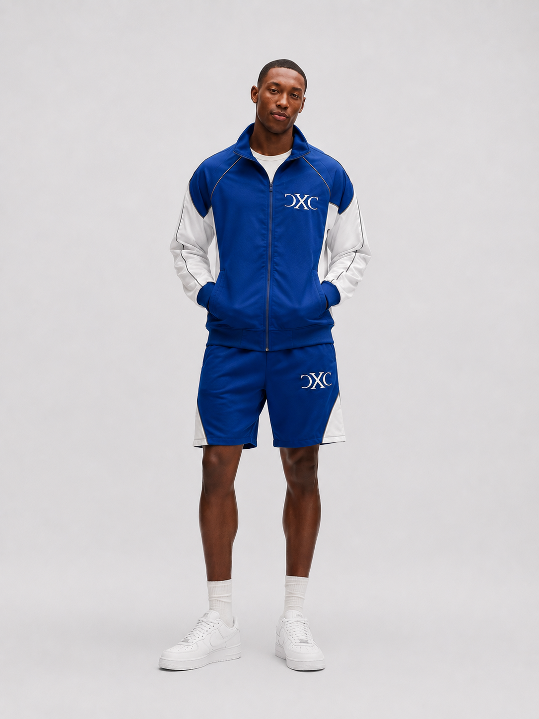 "Nipsey" Blue Windbreaker Set
