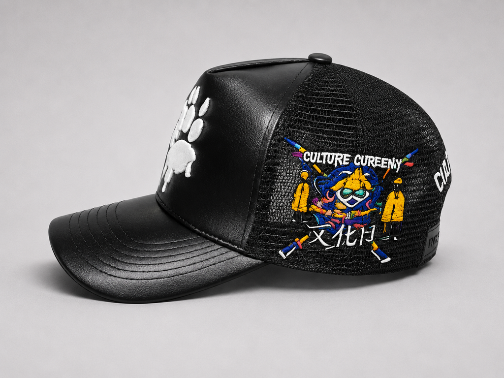 CXC "Drip Paw" Black Trucker