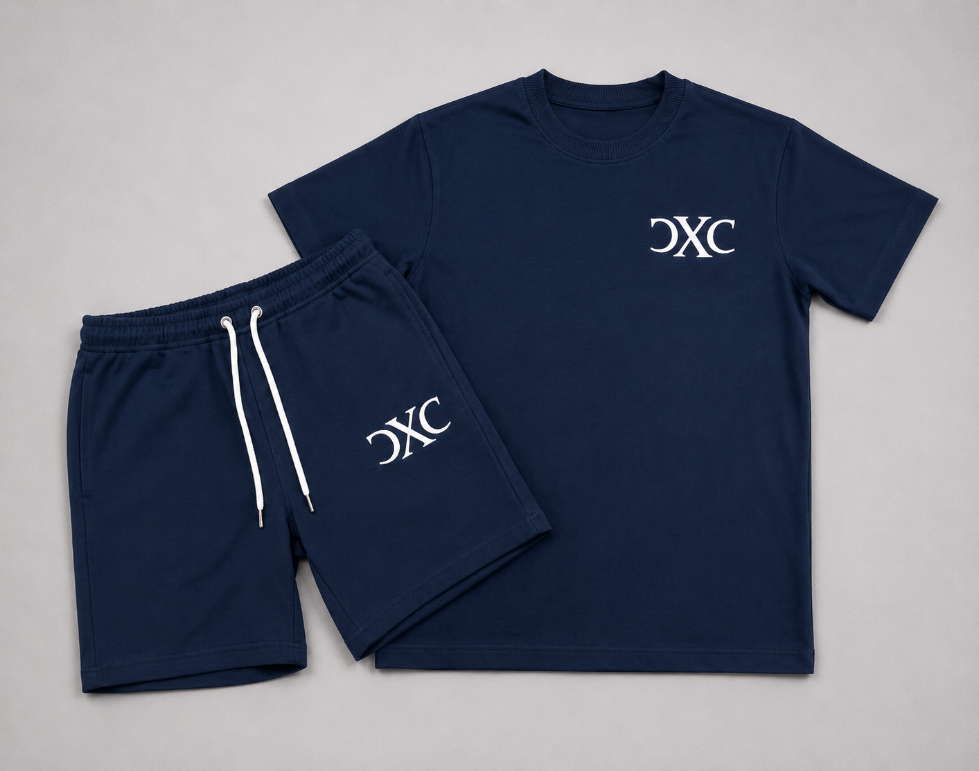 "Navy" Blue French Terry Set